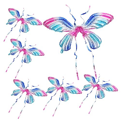 UKCOCO Schmetterlingsflügel Ballon Teilig Aluminiumfolie Aufblasbar Bunte Partydeko für Geburtstag Halloween Bühne Cosplay Mini Handpumpe Vielseitige Dekoration für Zufällige Farbe UKCOCO Schmetterlingsflügel Ballon Teilig Aluminiumfolie Aufblasbar Bunte Partydeko für Geburtstag Halloween Bühne Cosplay Mini Handpumpe Vielseitige Dekoration für Zufällige Farbe von UKCOCO