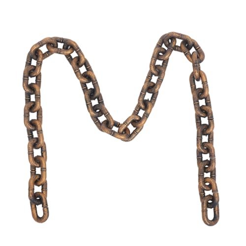 UKCOCO Simulierte Eisenkettendekoration Interessante Hundekette Hundeketten Lustige Hundekette Halloween-türzugkette Ketten Halloween- Vorhängeschloss Dekorative Kette PVC Golden UKCOCO Simulierte Eisenkettendekoration Interessante Hundekette Hundeketten Lustige Hundekette Halloween-türzugkette Ketten Halloween- Vorhängeschloss Dekorative Kette PVC Golden von UKCOCO