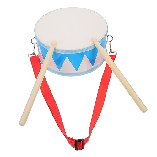 UKCOCO Snare Drum Percussion Doppelseitige Kleine Militärtrommel mit Kunstleder Frühe Musikalische Früherziehung Rhythmisches Lerninstrument für Mädchen und Jungen für Geburtstage von UKCOCO