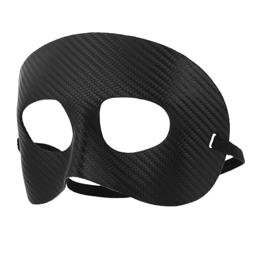 UKCOCO Sportmaske Halbmaske für Männer Partymaske Herrenmasken-Maskerade Maskerade Maske Männer Kostümmasken für Erwachsene Plastik Black UKCOCO Sportmaske Halbmaske für Männer Partymaske Herrenmasken-Maskerade Maskerade Maske Männer Kostümmasken für Erwachsene Plastik Black von UKCOCO