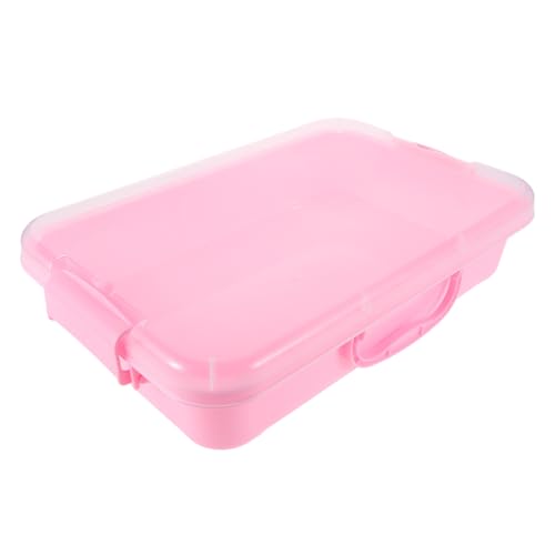 UKCOCO Stapelbares Sandspielzeug mit Weltraumthema Tragbares Kunststoff Sandbox Tablett Integrierte Aufbewahrung für Formen und Zubehör Kinderfreundlich Transparentes Organizer Tray für von UKCOCO