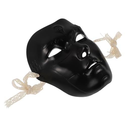 UKCOCO Steampunk Vollgesichtsmaske Schwarz Mechanisch Realistisches Design aus Kunststoff Verstellbar für Halloween Fasching Maskenparty Cosplay Erwachsene UKCOCO Steampunk Vollgesichtsmaske Schwarz Mechanisch Realistisches Design aus Kunststoff Verstellbar für Halloween Fasching Maskenparty Cosplay Erwachsene von UKCOCO