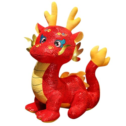 UKCOCO Sternzeichen Drachenpuppe Drachendekor Süße Stofftiere Drache Plüschpuppe Drachenpuppe Drachenspielzeug Dekoration Neujahrs Drachenpuppe Stofftiere Puppe Rote UKCOCO Sternzeichen Drachenpuppe Drachendekor Süße Stofftiere Drache Plüschpuppe Drachenpuppe Drachenspielzeug Dekoration Neujahrs Drachenpuppe Stofftiere Puppe Rote von UKCOCO