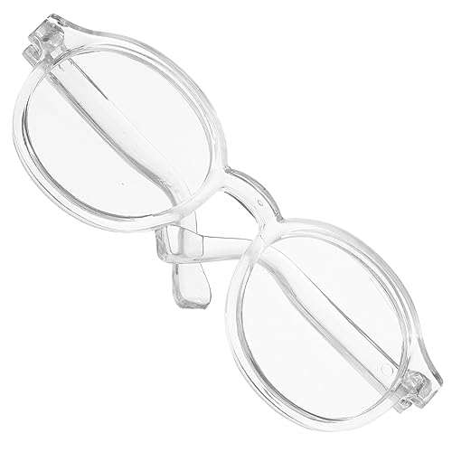 UKCOCO Stylische Puppenbrille Transparentes Accessoire für Puppen Outfits Dekoration für Puppenliebhaber Lange Brille aus Robustem UKCOCO Stylische Puppenbrille Transparentes Accessoire für Puppen Outfits Dekoration für Puppenliebhaber Lange Brille aus Robustem von UKCOCO