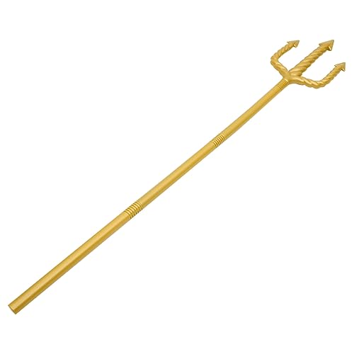 UKCOCO Teufelsgabel Cosplay Requisite für Halloween Abnehmbarer Goldene Dämonenvorrichtung für Kostümpartys Dekoration von UKCOCO