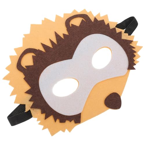 UKCOCO Tiergesicht Halbgesichts Maske aus Atmungsaktivem Vliesstoff Komfortable Cosplay Tiermaske für Karneval Maskerade und Kostümpartys von UKCOCO