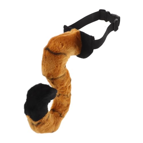 UKCOCO Tiger Plüsch Kostümzubehör für Erwachsene Weicher Langlebiger Tierschwanz für Halloween Partys und Bühnenaufführungen Authentisches Cosplay Accessoire UKCOCO Tiger Plüsch Kostümzubehör für Erwachsene Weicher Langlebiger Tierschwanz für Halloween Partys und Bühnenaufführungen Authentisches Cosplay Accessoire von UKCOCO