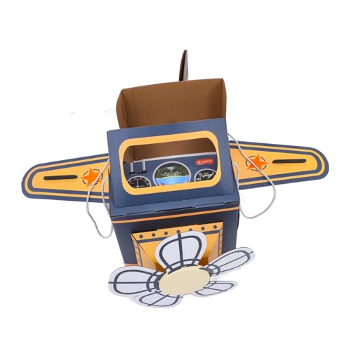 UKCOCO Tragbares DIY Flugzeugspielzeug für Kreatives Papierflugzeug mit Beweglichem für Drinnen und Draußen Fördert die Kreativität und Macht Spaß UKCOCO Tragbares DIY Flugzeugspielzeug für Kreatives Papierflugzeug mit Beweglichem für Drinnen und Draußen Fördert die Kreativität und Macht Spaß von UKCOCO
