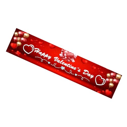UKCOCO Valentinstag Banner Kreative Hintergrunddekoration für Partys Hochzeiten und Verlobungen aus Hochwertigem Material für Fotohintergründe und Stimmungsvolle von UKCOCO