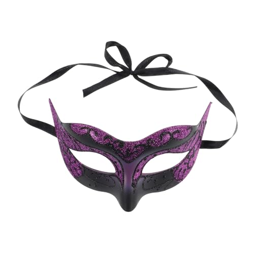 UKCOCO Venezianische Maske Damen Herren Weihnachts Maskerade Halbgesichts Maske Party Karneval Fasching Bühnenaccessoire Festlich für Kostüm und Feier von UKCOCO