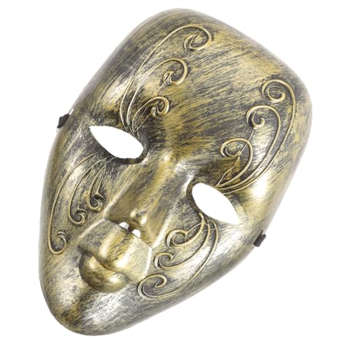 UKCOCO Venezianische Maske im Vintage Einzigartige Vollgesichtsmaske für Karneval Halloween Kostümpartys Robuste Kunststoffmaterialien für Langlebigen Tragekomfort UKCOCO Venezianische Maske im Vintage Einzigartige Vollgesichtsmaske für Karneval Halloween Kostümpartys Robuste Kunststoffmaterialien für Langlebigen Tragekomfort von UKCOCO