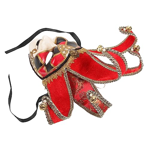 UKCOCO Venezianische Party Maske aus Kunststoff für Halloween Kostüm Cosplay Festival Leicht und Langlebig als Prank Maskerade Requisite für Karneval und Bühnenauftritte UKCOCO Venezianische Party Maske aus Kunststoff für Halloween Kostüm Cosplay Festival Leicht und Langlebig als Prank Maskerade Requisite für Karneval und Bühnenauftritte von UKCOCO