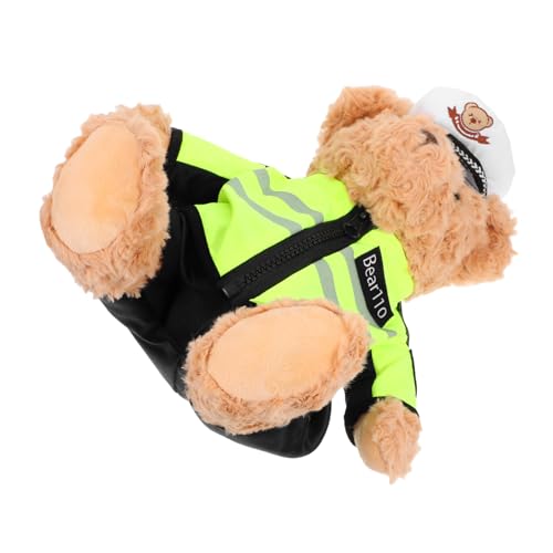 UKCOCO Verkehrspolizei-Bärenpuppe ausgestopfter Bär Stofftiere Stofftier Bär Kuscheltiere für Jungen Plüsch UKCOCO Verkehrspolizei-Bärenpuppe ausgestopfter Bär Stofftiere Stofftier Bär Kuscheltiere für Jungen Plüsch von UKCOCO