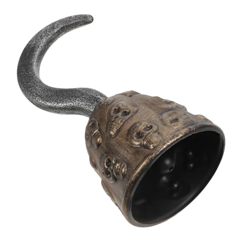 UKCOCO Vintage Piratenhaken mit Leichter Kunststoff Cosplay Haken mit Ergonomischem Griff Komfortables Party und Halloween Zubehör für Erwachsene von UKCOCO