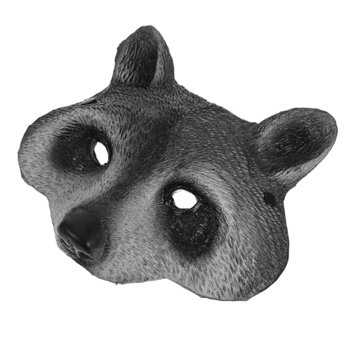 UKCOCO Vintage Punk Waschbärmaske für Halloween Atmungsaktive Tiermaske PU für Cosplay Maskeraden Kostümpartys Unvergessliches Design Bequeme UKCOCO Vintage Punk Waschbärmaske für Halloween Atmungsaktive Tiermaske PU für Cosplay Maskeraden Kostümpartys Unvergessliches Design Bequeme von UKCOCO
