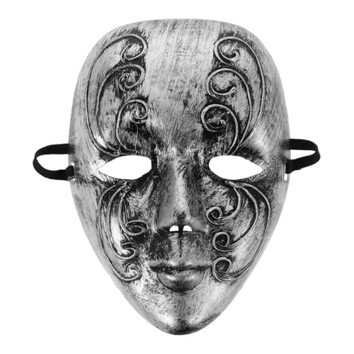 UKCOCO Vollgesichtsmaske im Retro Venezianischen für Halloween Kostümpartys Gruselige Gesichtsmaske für Männer Frauen Einzigartiges Vintage Design UKCOCO Vollgesichtsmaske im Retro Venezianischen für Halloween Kostümpartys Gruselige Gesichtsmaske für Männer Frauen Einzigartiges Vintage Design von UKCOCO