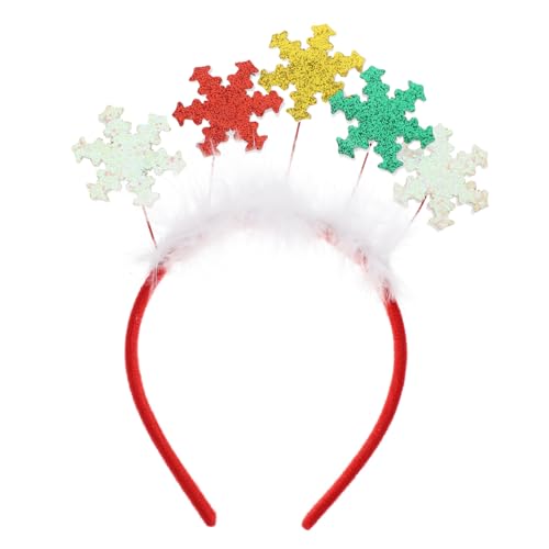 UKCOCO Weihnachtliches Haar Accessoire Kopfband mit Rentiergeweih aus Filz Langlebig Niedlich für Mädchen Dekoration von UKCOCO