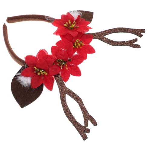 UKCOCO Weihnachts Geweih Stirnband mit Tierohren Braunes Haarband für Erwachsene und Weicher Komfort Langlebiges Material für Weihnachtsfeiern Karneval und Festliche Kostüme UKCOCO Weihnachts Geweih Stirnband mit Tierohren Braunes Haarband für Erwachsene und Weicher Komfort Langlebiges Material für Weihnachtsfeiern Karneval und Festliche Kostüme von UKCOCO