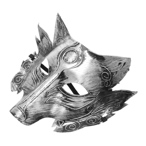 UKCOCO Wolf Maske Halloween Gruselige Tierkopfmaske für Kostüm Dekorative Maskerade für Karneval und Cosplay Leicht und von UKCOCO