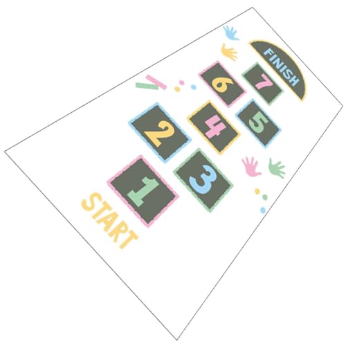 UKCOCO Zahlen Hüpfen Spiel Bodenaufkleber Kinderzimmer Wandtattoo rutschfest Ablösbar Lustiges Lernspiel für Kleinkinder Schlafzimmer Kindergarten Dekoration UKCOCO Zahlen Hüpfen Spiel Bodenaufkleber Kinderzimmer Wandtattoo rutschfest Ablösbar Lustiges Lernspiel für Kleinkinder Schlafzimmer Kindergarten Dekoration von UKCOCO