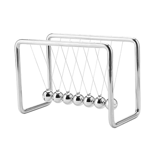 UKETO Newton Penl, Hochwertig stoßpenl 7er n Newtons Spiel Groß Newton Penl, Klassisch stoßpenl, Physik ko t Soel for Schbtisch, Büro penl UKETO Newton Penl, Hochwertig stoßpenl 7er n Newtons Spiel Groß Newton Penl, Klassisch stoßpenl, Physik ko t Soel for Schbtisch, Büro penl von UKETO