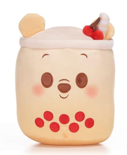 Disney Plüsch Winnie Puuh Munchlings 17,8 cm WTP Bubble Tea Cherry Boba Plüschtier von UKToyworld
