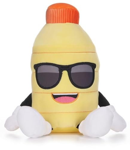 UKToyworld Energy Drink Plüschtier, 30 cm, Gelb von UKToyworld