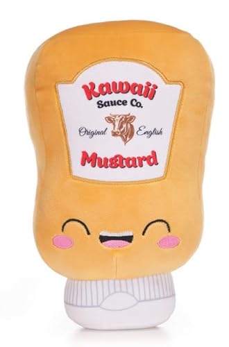 Kawaii Kuties Plüsch-Senfflasche 25,4 cm Squashy Classic Sauce Stofftier von UKToyworld