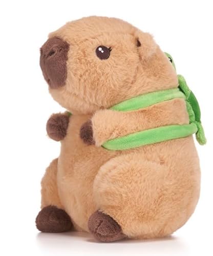 UKToyworld Cream Capybara Turtle Plush with Accessories 25.4 cm Capybara Backpack Soft Toy UKToyworld Cream Capybara Turtle Plush with Accessories 25.4 cm Capybara Backpack Soft Toy von UKToyworld