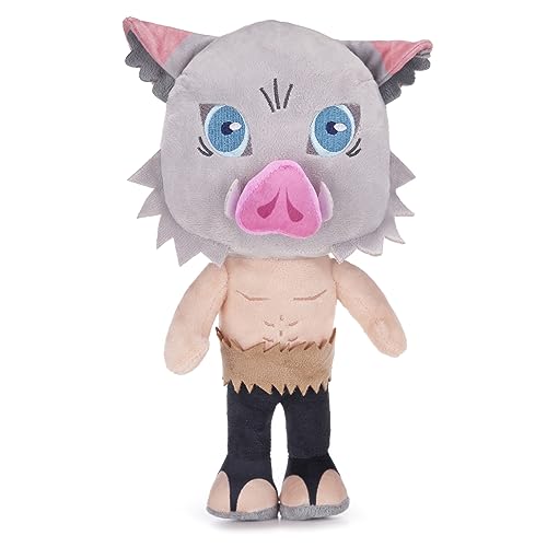 UKToyworld Demon Slayer Kimetsu No Yaiba Plüsch-Spielzeug (Inosuke), 27 cm von UKToyworld
