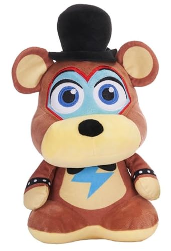 UKToyworld Five Nights Plüsch, 27,9 cm, Sicherheitsverletzung, Glamrock Freddy Plüschtier von UKToyworld