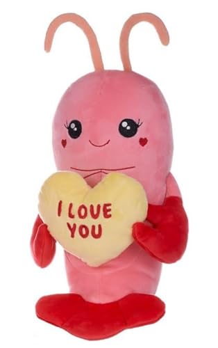 UKToyworld Squashy Red Lobster Plüsch I Love You 9,5 Zoll Plüschtier Herz UKToyworld Squashy Red Lobster Plüsch I Love You 9,5 Zoll Plüschtier Herz von UKToyworld