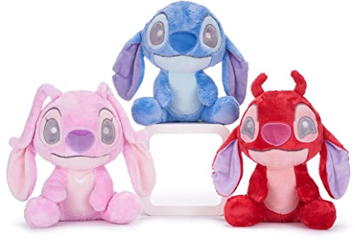 UKToyworld Stitch Snuggletime Plüsch-Set, 25,4 cm, Leroy Angel, Pastellfarben von UKToyworld