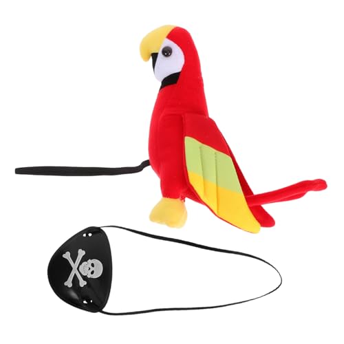 ULDIGI 1 Satz Cosplay-zubehör Piratenpapagei Kostüm Augenklappe Piratenzubehör Papagei Auf Der Schulter Requisiten Zum Verkleiden Von Piraten Kostümzubehör Plüsch ULDIGI 1 Satz Cosplay-zubehör Piratenpapagei Kostüm Augenklappe Piratenzubehör Papagei Auf Der Schulter Requisiten Zum Verkleiden Von Piraten Kostümzubehör Plüsch von ULDIGI