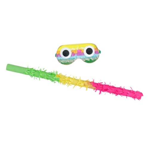 ULDIGI 1 Set Party Pinata Stick Augenmaske Maske Prop Feier Dekoration Spaß Spiel Spielzeug ULDIGI 1 Set Party Pinata Stick Augenmaske Maske Prop Feier Dekoration Spaß Spiel Spielzeug von ULDIGI