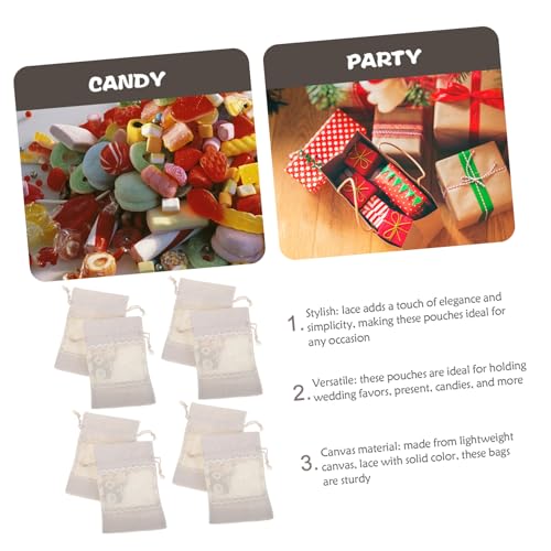 ULDIGI 10 Stück Kleine Kordelzug beutel aus Bedrucktem Canvas mit Transparenter Sichtfenster Spitzenverzierung Vielseitige Aufbewahrungstaschen für Schmuck Geschenke Süßigkeiten ULDIGI 10 Stück Kleine Kordelzug beutel aus Bedrucktem Canvas mit Transparenter Sichtfenster Spitzenverzierung Vielseitige Aufbewahrungstaschen für Schmuck Geschenke Süßigkeiten von ULDIGI