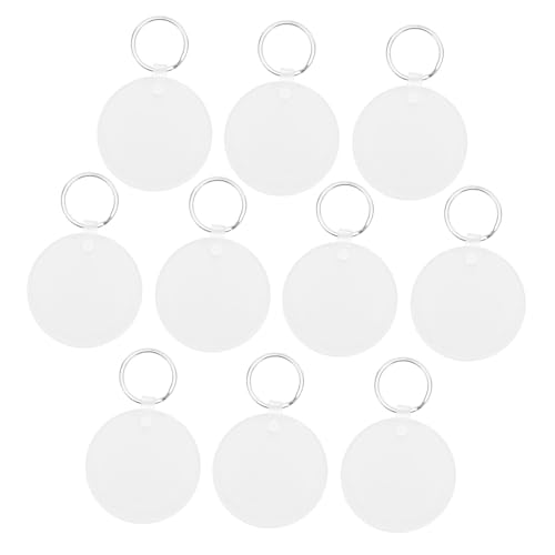 ULDIGI 10 Stück Teiliges Sublimations Rund Doppelseitig Sublimierbar Leere Schlüsselringe für DIY Bastelprojekte Hitzebeständige Fotoübertragung Blanko Zubehör für Individuellen ULDIGI 10 Stück Teiliges Sublimations Rund Doppelseitig Sublimierbar Leere Schlüsselringe für DIY Bastelprojekte Hitzebeständige Fotoübertragung Blanko Zubehör für Individuellen von ULDIGI