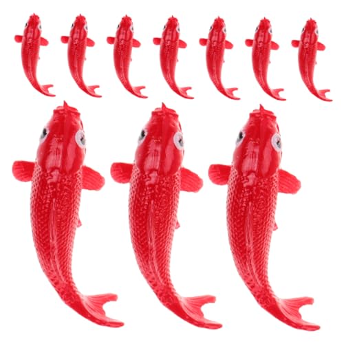ULDIGI 10pcs Mini Koi Fischmodelle Realistische Gefälschte Harzfischfiguren Koi Kleine Ozeiere Tierfiguren Für DIY -Desktop Und Garten ULDIGI 10pcs Mini Koi Fischmodelle Realistische Gefälschte Harzfischfiguren Koi Kleine Ozeiere Tierfiguren Für DIY -Desktop Und Garten von ULDIGI