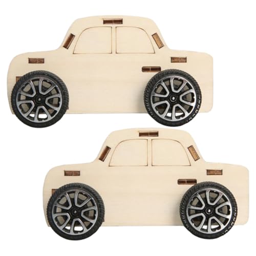 ULDIGI 2 Stück Handgefertigtes Holzauto DIY Wissenschaftsspielzeug zum Selberbauen für Fördert Handwerkliche Fähigkeiten Innovatives Denken und Spielerisches Lernen Geschenk für ULDIGI 2 Stück Handgefertigtes Holzauto DIY Wissenschaftsspielzeug zum Selberbauen für Fördert Handwerkliche Fähigkeiten Innovatives Denken und Spielerisches Lernen Geschenk für von ULDIGI