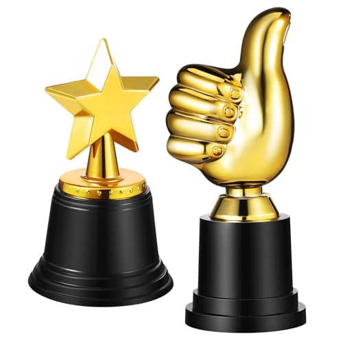 ULDIGI 2PCS Daumen Up Trophäen Stern Award Trophäe Tassen Jungen und Mädchen Trophäe Tasse ULDIGI 2PCS Daumen Up Trophäen Stern Award Trophäe Tassen Jungen und Mädchen Trophäe Tasse von ULDIGI