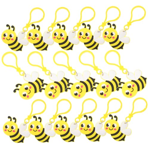 ULDIGI 24 Stück Teiliges Bienen Schlüsselanhänger Niedliche Bienen Anhänger Robuste Taschen und Rucksackdeko Langlebige Schlüsselanhänger für Frauen und Partys ULDIGI 24 Stück Teiliges Bienen Schlüsselanhänger Niedliche Bienen Anhänger Robuste Taschen und Rucksackdeko Langlebige Schlüsselanhänger für Frauen und Partys von ULDIGI