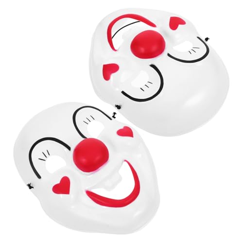 ULDIGI 2stücke Clown Maske Für Halloween Verkleidung Cosplay Maske Für Erwachsene Lustige Vollkopf Requisite Für Fasching Und Karneval Für Partys Und Festivals ULDIGI 2stücke Clown Maske Für Halloween Verkleidung Cosplay Maske Für Erwachsene Lustige Vollkopf Requisite Für Fasching Und Karneval Für Partys Und Festivals von ULDIGI