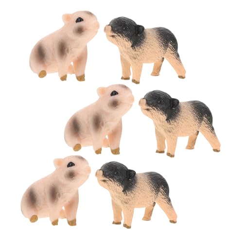ULDIGI 6 Stück Realistische Schweine Figuren Detailgetreue Farmtiere aus Stabilem Material Pädagogisches für Feengärten Bonsai Dekoration und Kreative Indoor Outdoor Gestaltung ULDIGI 6 Stück Realistische Schweine Figuren Detailgetreue Farmtiere aus Stabilem Material Pädagogisches für Feengärten Bonsai Dekoration und Kreative Indoor Outdoor Gestaltung von ULDIGI