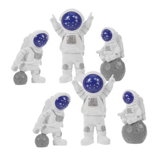 ULDIGI 6 Stück Teiliges Mini Astronaut Resin Figuren Farbenfrohe Weltraum-dekoration für Kindergeburtstag Shower Kreative Kuchendeko und Schreibtisch Ornament Inspirierend und Detailreich ULDIGI 6 Stück Teiliges Mini Astronaut Resin Figuren Farbenfrohe Weltraum-dekoration für Kindergeburtstag Shower Kreative Kuchendeko und Schreibtisch Ornament Inspirierend und Detailreich von ULDIGI