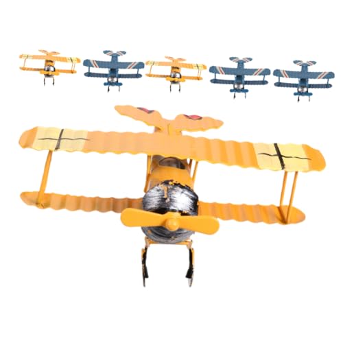 ULDIGI 6 Stück Teiliges Retro Flugzeug Modellset aus Metall Vintage Biplane Dekorative Hängemodelle für Kindergarten Party Deko und Schreibtisch Leicht und Vielseitig Einsetzbar ULDIGI 6 Stück Teiliges Retro Flugzeug Modellset aus Metall Vintage Biplane Dekorative Hängemodelle für Kindergarten Party Deko und Schreibtisch Leicht und Vielseitig Einsetzbar von ULDIGI