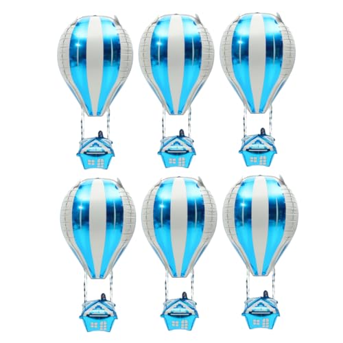 ULDIGI 6pcs Aluminiumfolie Heißluftballon Geburtstagsfeier Dekorationen Reise -party Hintergrund Heißluftballon Babyparty -party Vorräte ULDIGI 6pcs Aluminiumfolie Heißluftballon Geburtstagsfeier Dekorationen Reise -party Hintergrund Heißluftballon Babyparty -party Vorräte von ULDIGI