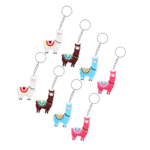 ULDIGI 8 Stück Teiliges Alpaka Schlüsselanhänger Süßes Cartoon Design Party Mitgebsel Geschenk für Mädchen Jungen Tasche Anhänger Geschenkidee ULDIGI 8 Stück Teiliges Alpaka Schlüsselanhänger Süßes Cartoon Design Party Mitgebsel Geschenk für Mädchen Jungen Tasche Anhänger Geschenkidee von ULDIGI