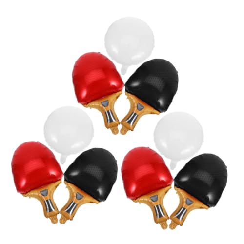 ULDIGI 9 Stück Teiliges Tischtennis Partyballon mit Realistischen Tischtennisball und Schlägerformen Langlebige Folienballons für Sportthemenpartys Geburtstags und Veranstaltungsschmuck ULDIGI 9 Stück Teiliges Tischtennis Partyballon mit Realistischen Tischtennisball und Schlägerformen Langlebige Folienballons für Sportthemenpartys Geburtstags und Veranstaltungsschmuck von ULDIGI