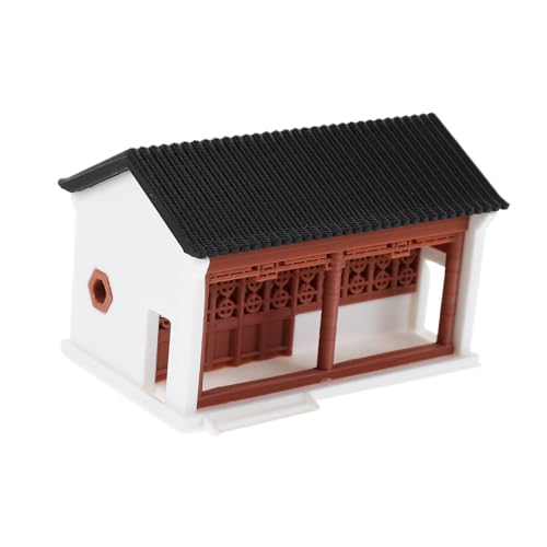 ULDIGI Antikes Modellzubehör Dekor Mini Pavillon Statue Mini Chinesisches Modell Miniatur Asiatische Antike Figur Feengartenzubehör Harz Chinesische Mythologische Figur Pla von ULDIGI