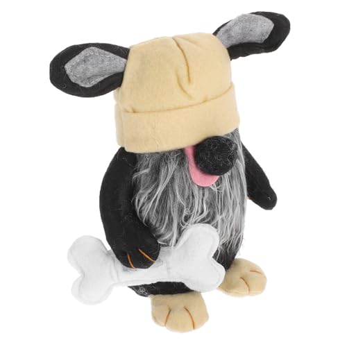 ULDIGI Bezaubernder Hundezwerg Knochenzwergpuppe Festivalszenen-Layout Stoffpuppen-Ornament Rudolph-zwerg Als ULDIGI Bezaubernder Hundezwerg Knochenzwergpuppe Festivalszenen-Layout Stoffpuppen-Ornament Rudolph-zwerg Als von ULDIGI